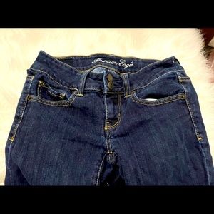 Lot of 2 American Eagle Jeggings Jeans Great Condition Size 4 Women’s Teen Kids